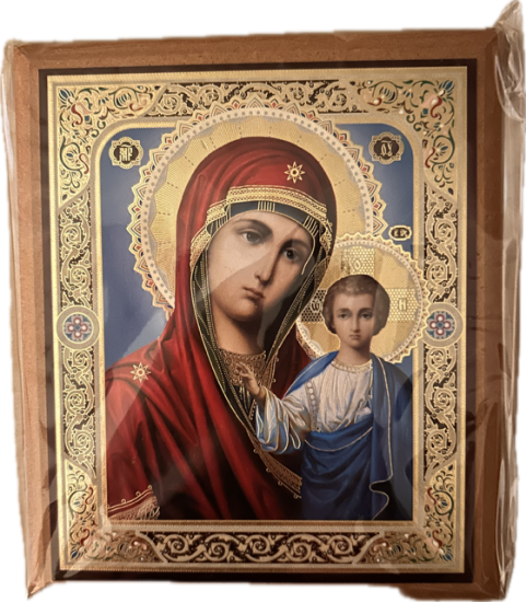 BILD IKONE DER MUTTERGOTTES